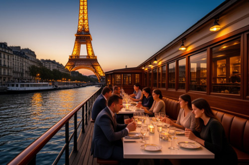 Croisière bistronomique sur la Péniche Ivoire : l’expérience Eiffel Croisières sur la Seine